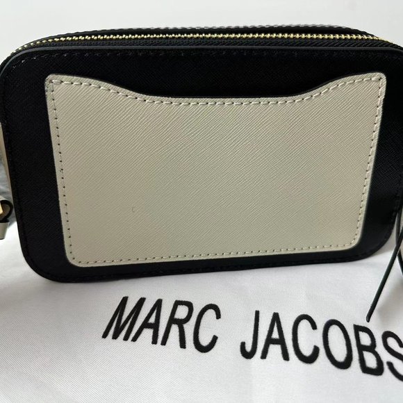 MARC JACOBS The Mixed Media Snapshot Bag Beige - Picture 4 of 4